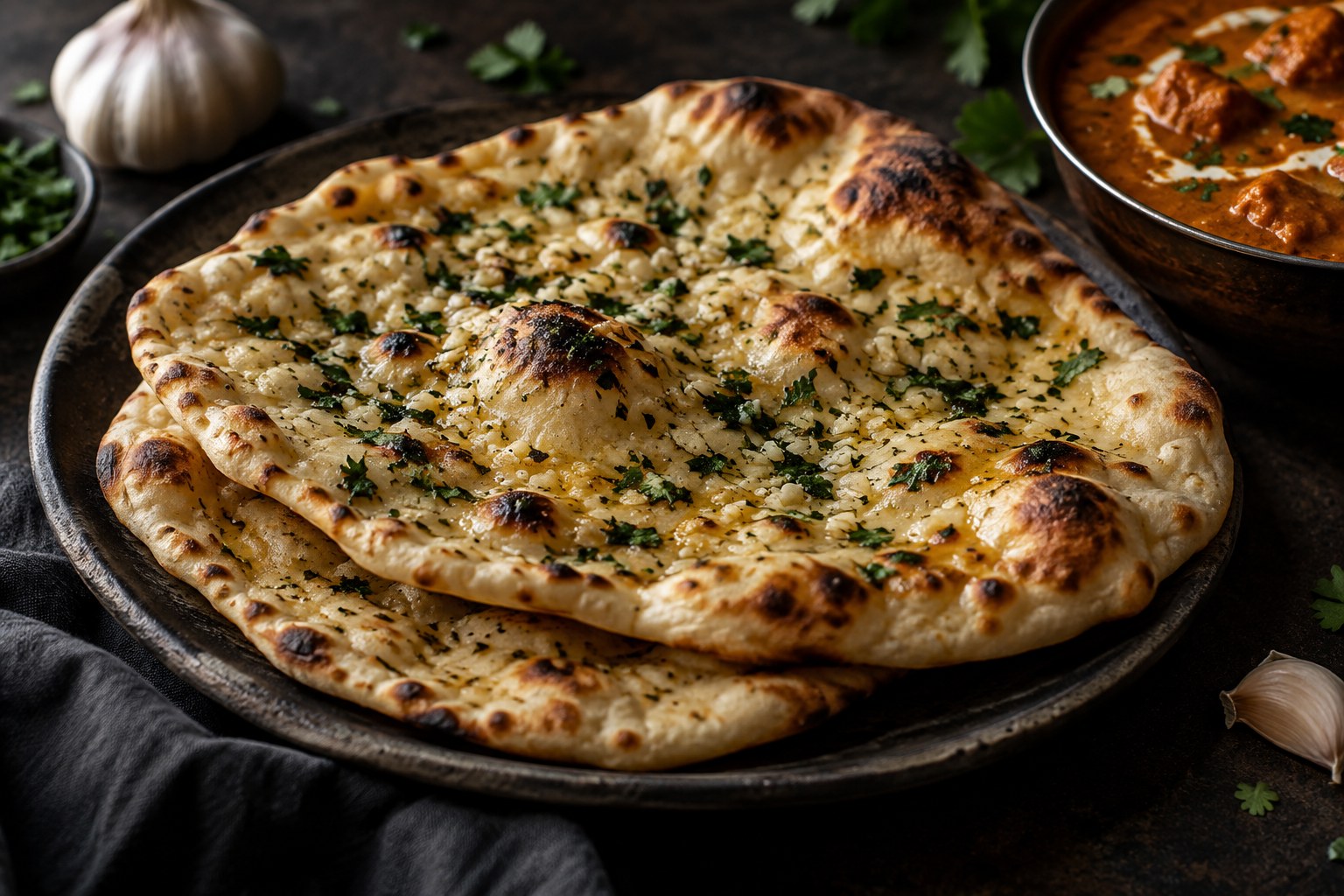Weeknight naan pizzas serving inspiration