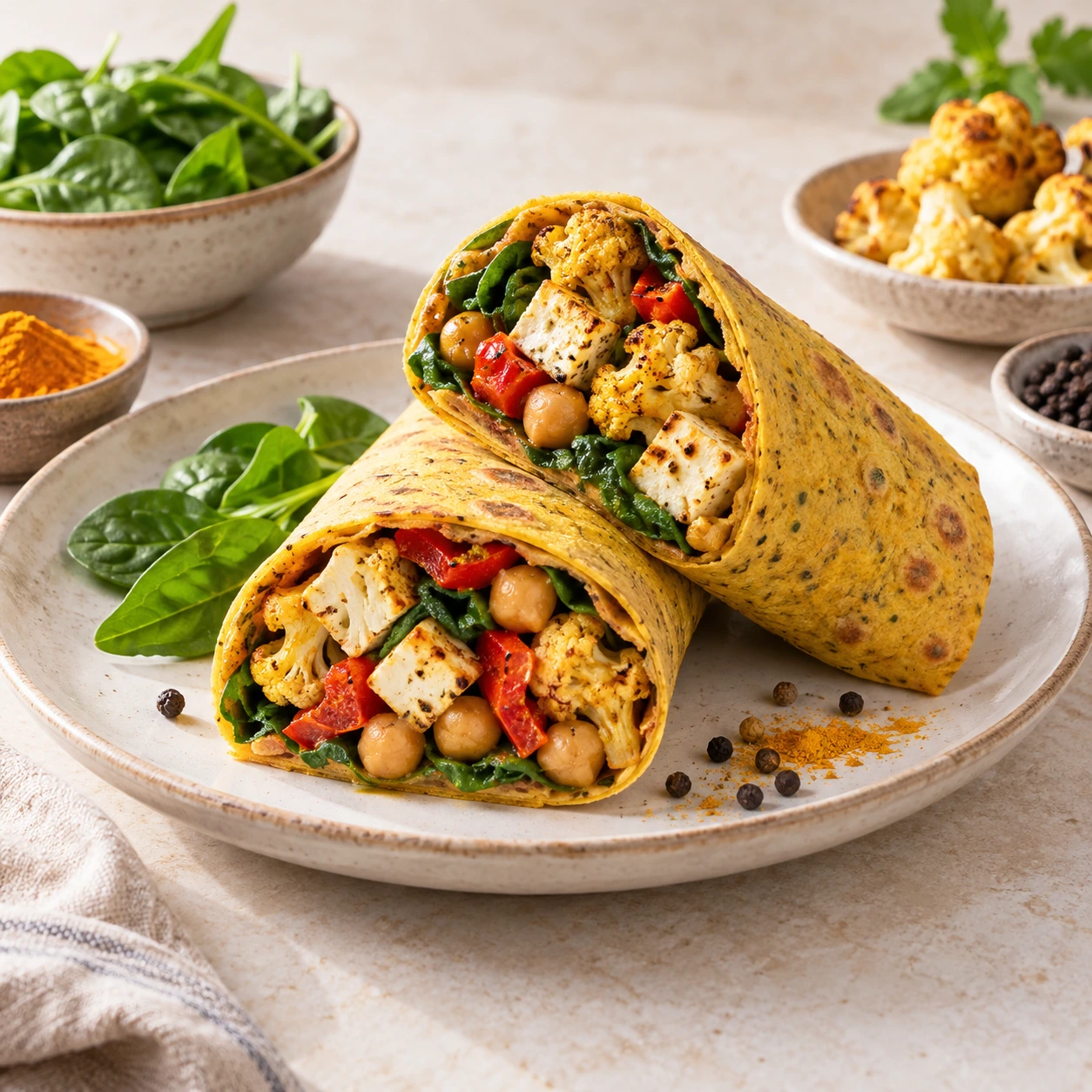 10″ Turmeric & Pepper Wrap