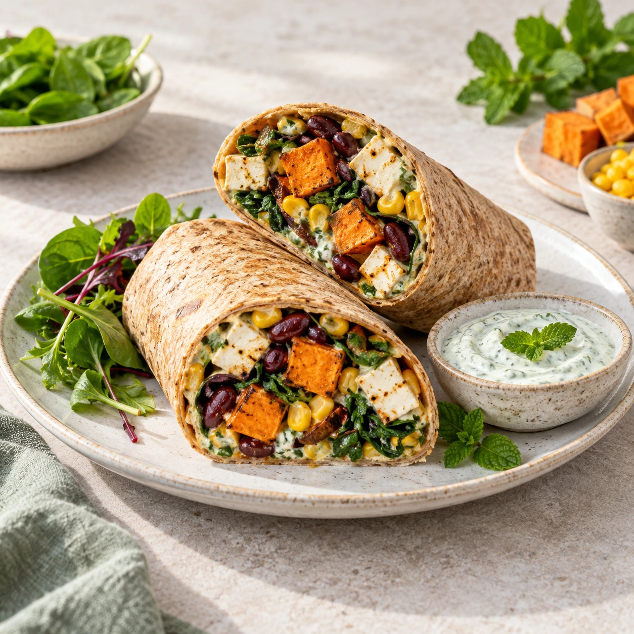 10″ Wholemeal Wrap