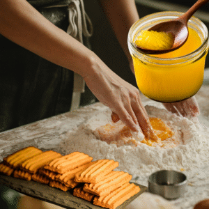 Desi ghee atta biscuits
